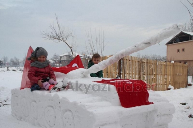 Kar dan  Tank Yaptılar