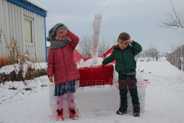 Kar dan  Tank Yaptılar