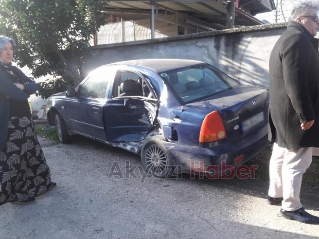 Karaçalılıkta trafik kazası