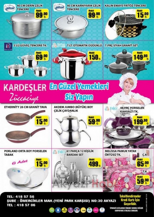 Kardeşler Züccaciyede İndirim Fırsatı