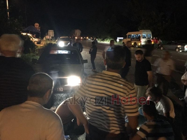 Yoldan Karşıya Geçmek İsterken Araba Çarptı