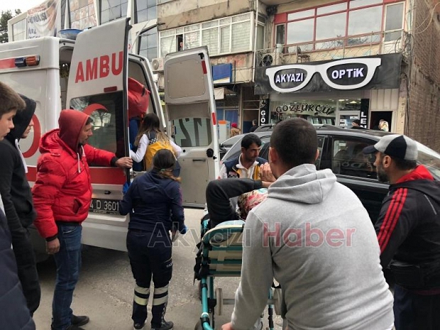 Ada Caddesinde Karşıya Geçmek İsteyen Yayaya Çarptı 