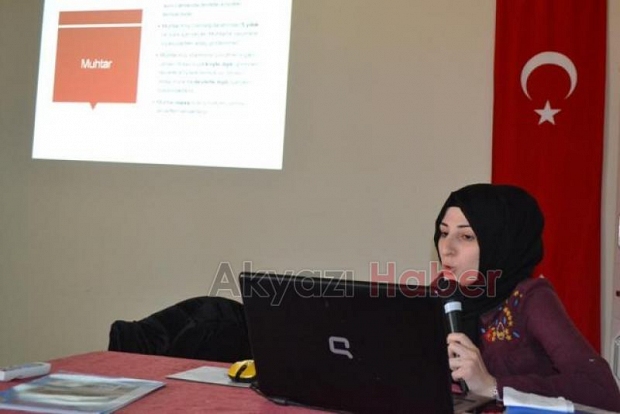 Kaymakam Güney Eğitim Programı Düzenledi