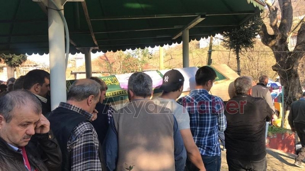 Kaza kurbanı toprağa verildi