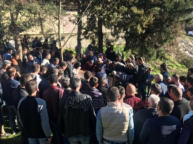Kaza kurbanı toprağa verildi