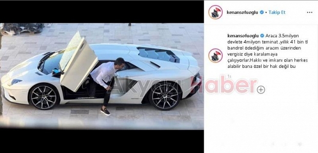 Kenan Sofuoğlu Yorumlara bu yanıtı verdi