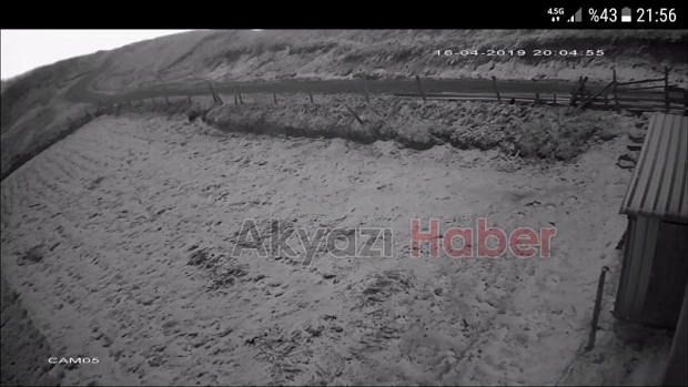 Keremali yaylası Beyaza büründü
