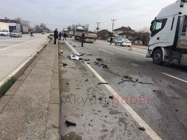 Kızılcıkormanköy’de Trafik Kazası