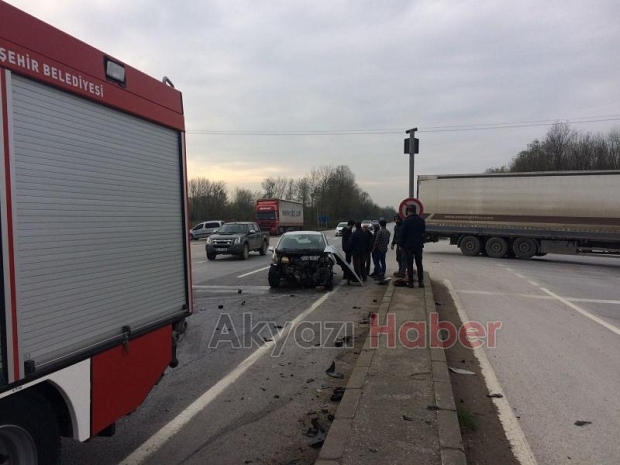 Kızılcıkormanköy’de Trafik Kazası