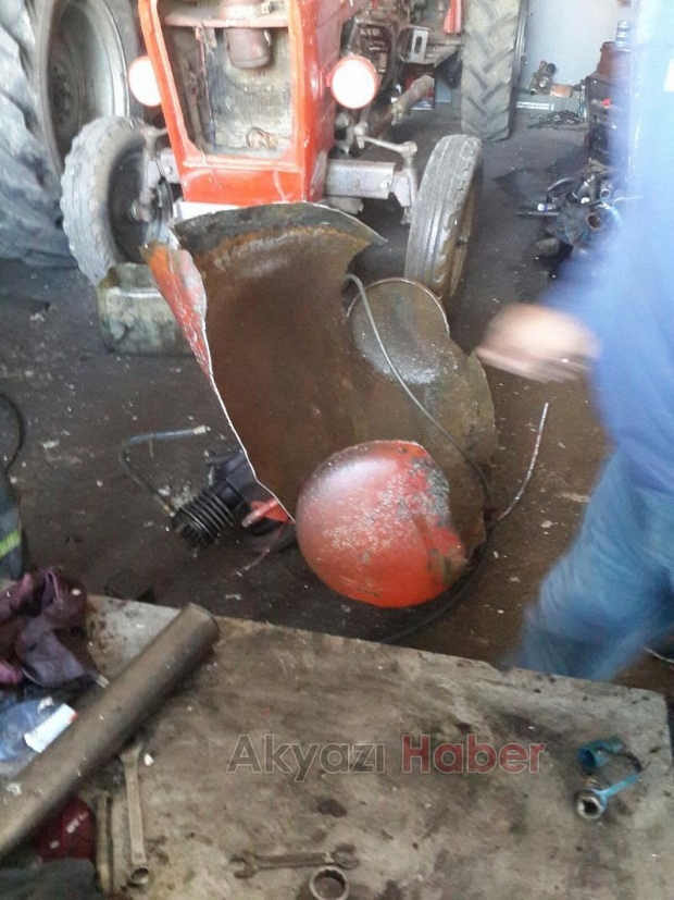 Kompresör Bomba Gibi Patladı 