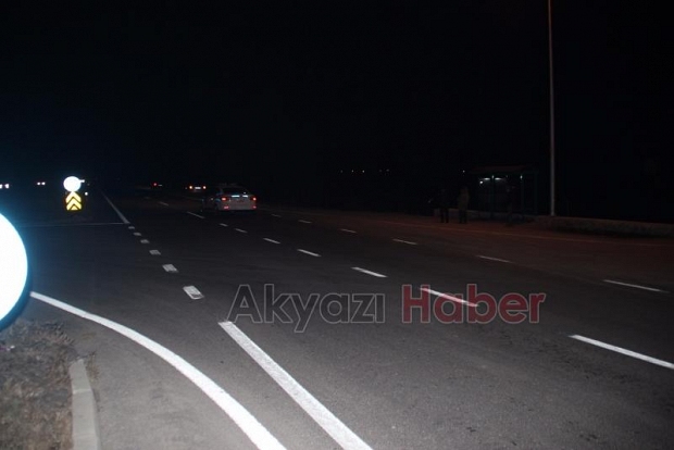 Kontrolden Çıkan Otomobil Takla Attı