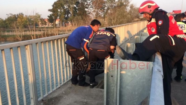 Köprüye Çıkan Vatandaş İntihar Etmek İstedi