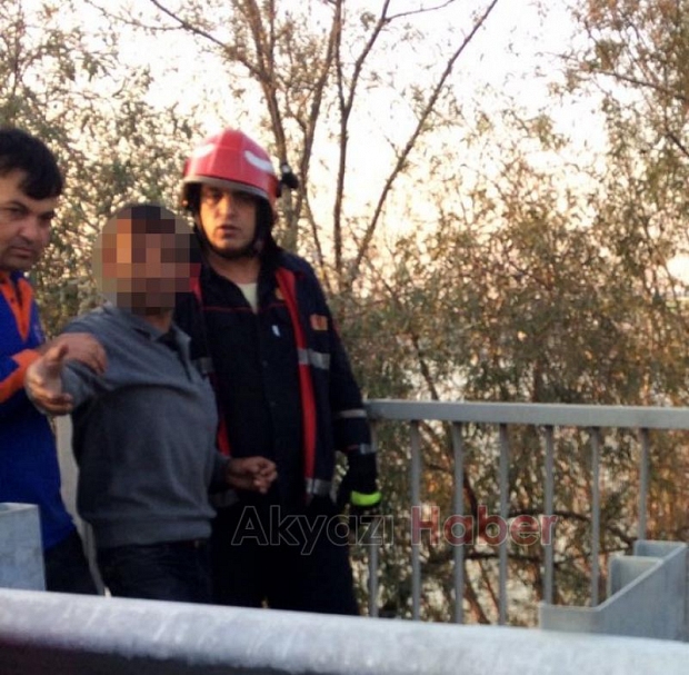 Köprüye Çıkan Vatandaş İntihar Etmek İstedi