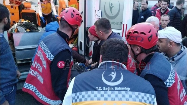 Küçücek Caddesinde Trafik Kazası 