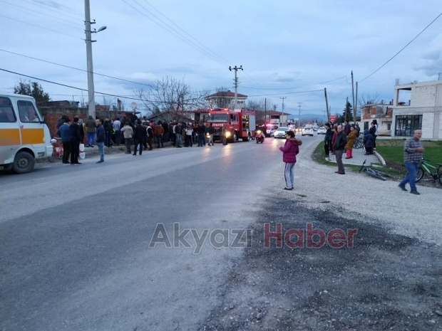 Küçücek Caddesinde Trafik Kazası 