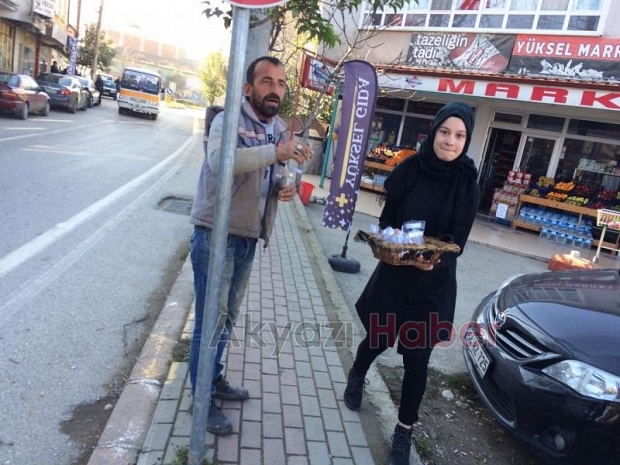 Küçücek Cumhuriyet Ortaokulundan Anlamlı Hareket