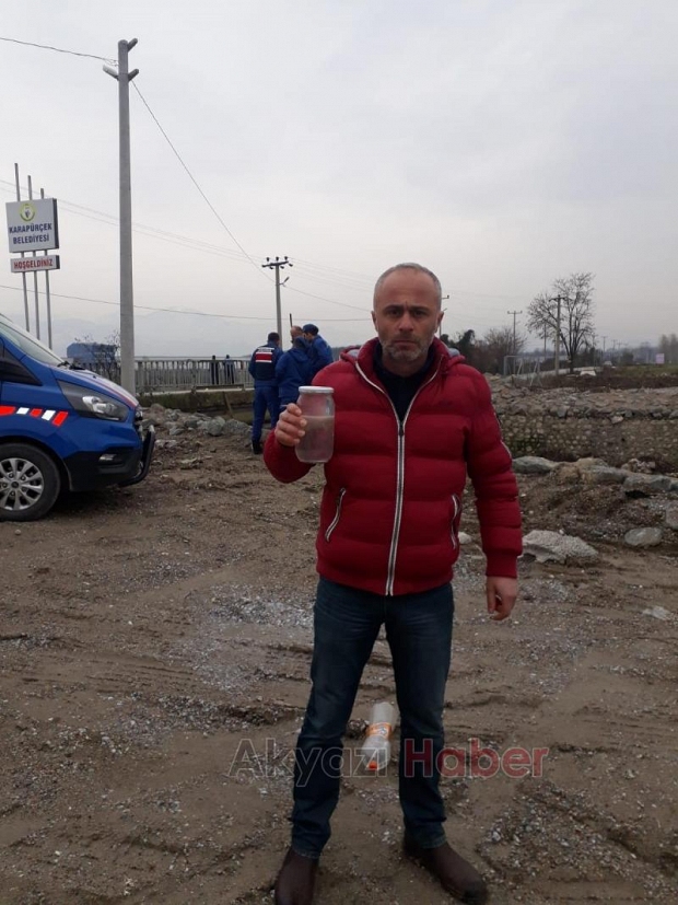 Küçücek Deresinde çevre felaketi