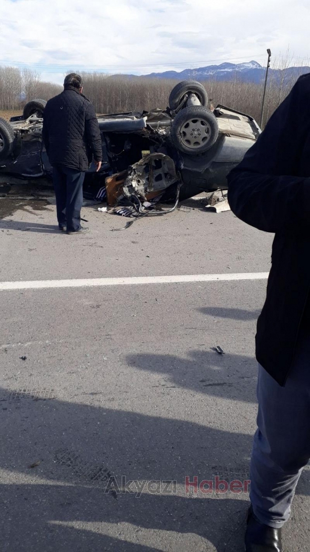 Küçücek Kavşağında Kaza