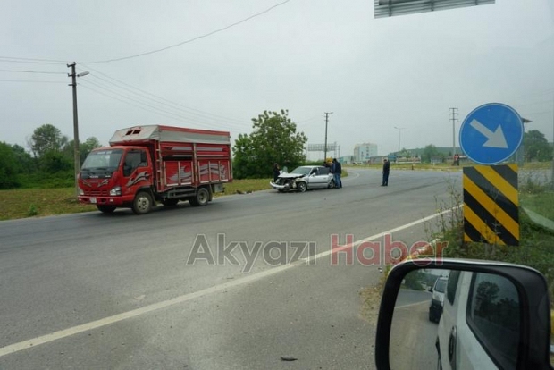  Küçücek Kavşağında Kaza