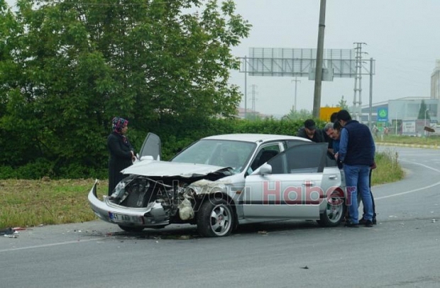  Küçücek Kavşağında Kaza