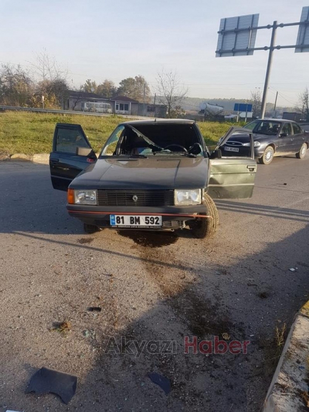 Küçücek Kavşağında Kaza 
