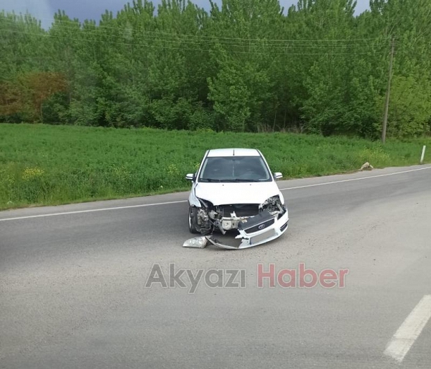 Küçücek kavşağında kaza