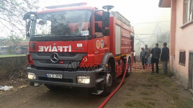Kumköprü mahallesinde Yangın