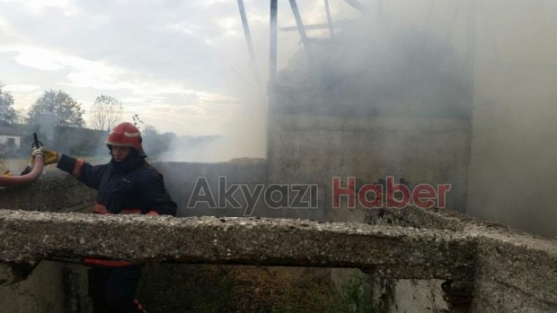 Kumköprü mahallesinde Yangın