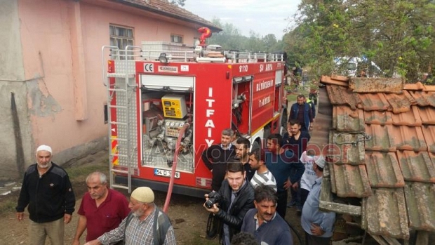 Kumköprü mahallesinde Yangın