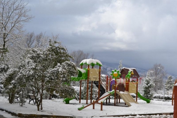 Kuzuluk İhlas Kaplıca Evlerinde kar keyfi