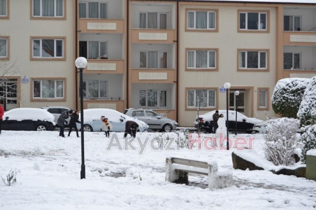 Kuzuluk İhlas Kaplıca Evlerinde kar keyfi