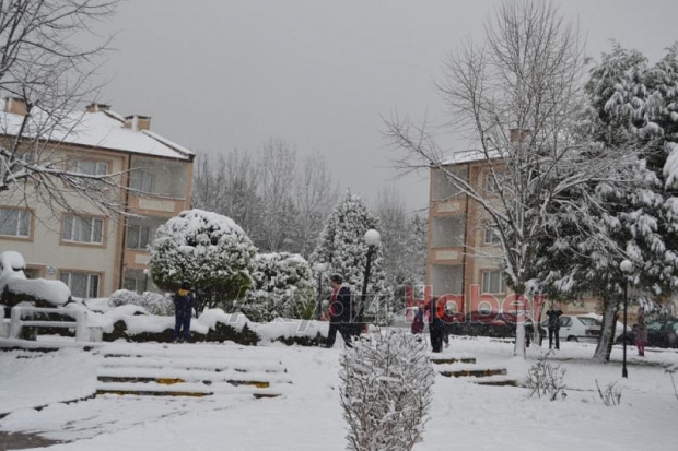 Kuzuluk İhlas Kaplıca Evlerinde kar keyfi