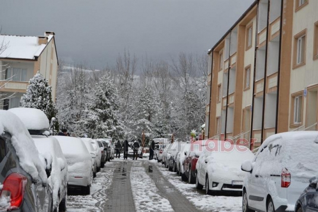 Kuzuluk İhlas Kaplıca Evlerinde kar keyfi