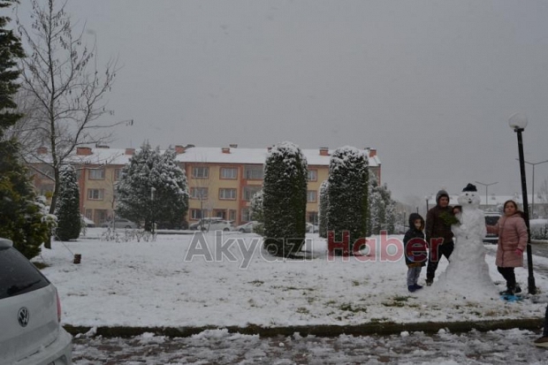 Kuzuluk İhlas Kaplıca Evlerinde kar keyfi