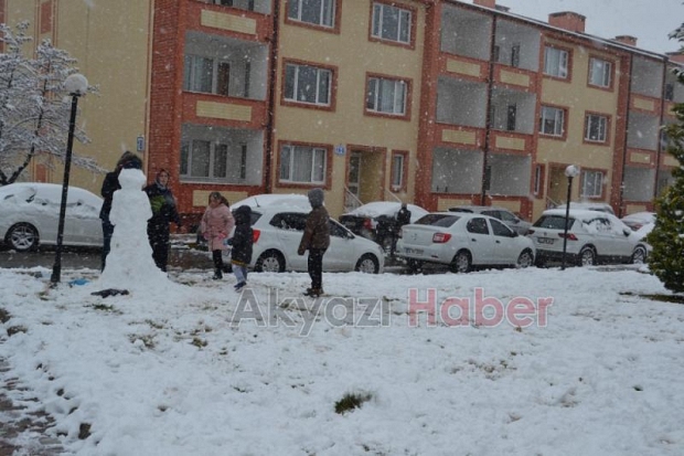 Kuzuluk İhlas Kaplıca Evlerinde kar keyfi