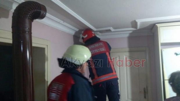 Kuzuluk Mahallesinde Korkutan Yangın