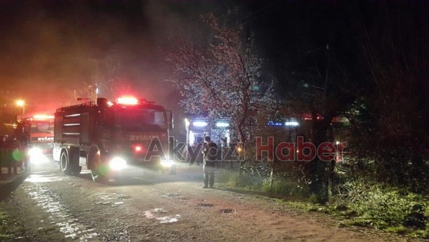 Kuzuluk ta Bina yangını Yaralılar var
