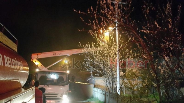 Kuzuluk ta Bina yangını Yaralılar var