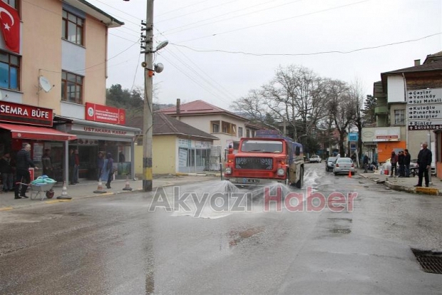 Kuzuluk ve Dokurcun Mahalleleri Dezenfekte Edildi