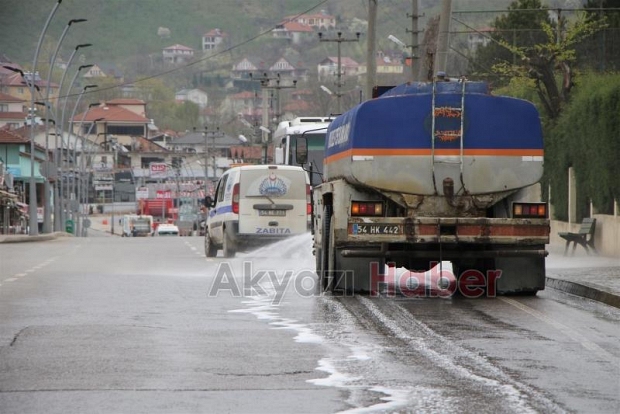 Kuzuluk ve Dokurcun Mahalleleri Dezenfekte Edildi