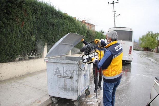 Kuzuluk ve Dokurcun Mahalleleri Dezenfekte Edildi