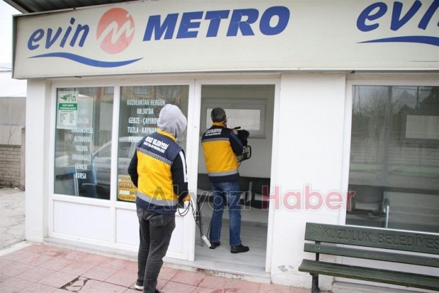 Kuzuluk ve Dokurcun Mahalleleri Dezenfekte Edildi