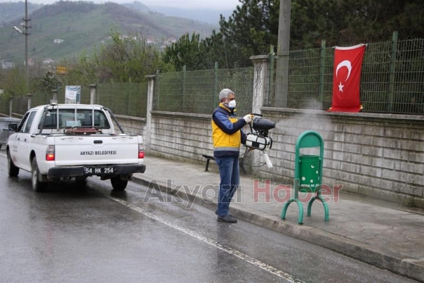 Kuzuluk ve Dokurcun Mahalleleri Dezenfekte Edildi