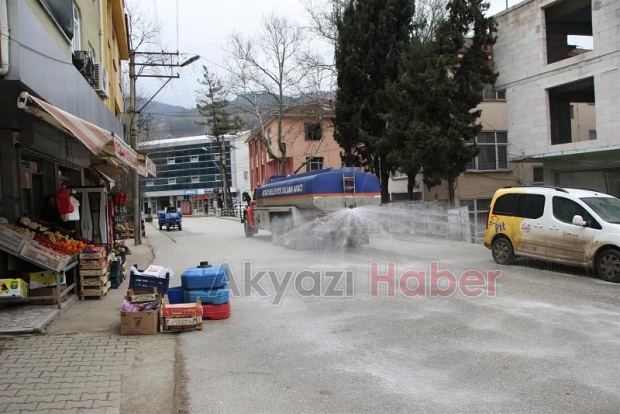 Kuzuluk ve Dokurcun Mahalleleri Dezenfekte Edildi