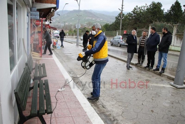 Kuzuluk ve Dokurcun Mahalleleri Dezenfekte Edildi