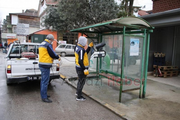 Kuzuluk ve Dokurcun Mahalleleri Dezenfekte Edildi