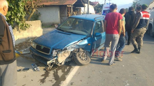 Kuzuluk Yolunda Kaza