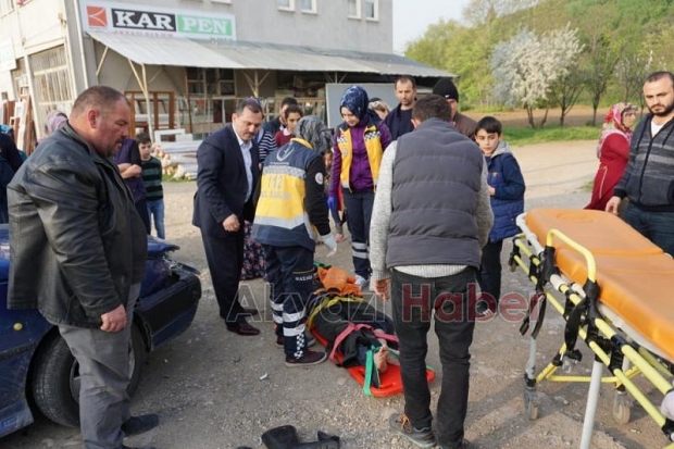 Kuzuluk Yolunda Kaza