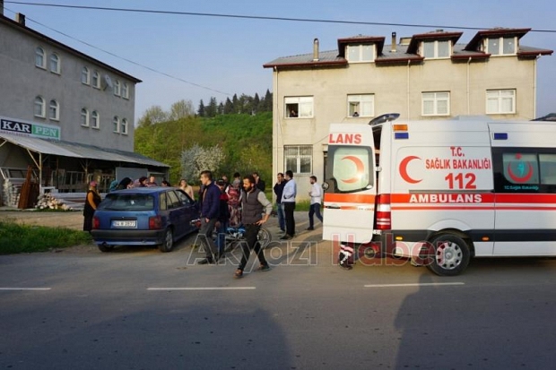 Kuzuluk Yolunda Kaza