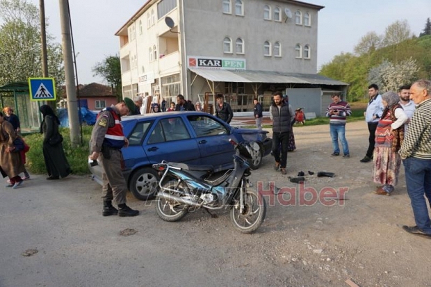 Kuzuluk Yolunda Kaza